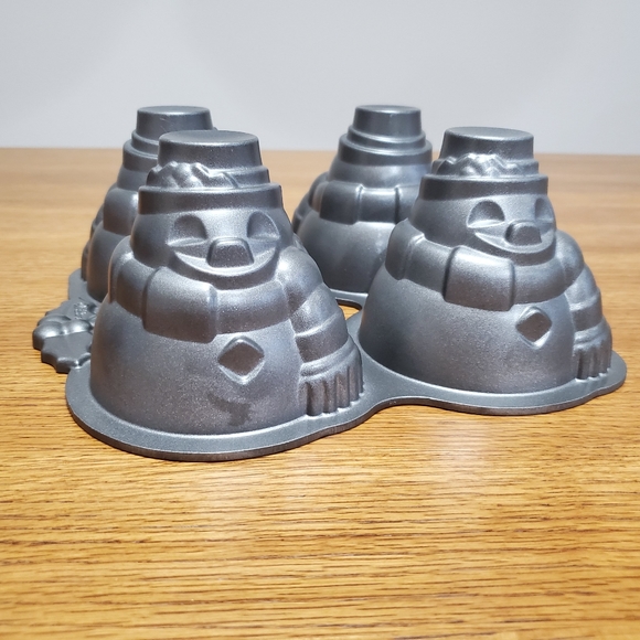 Wilton Cakelet Bundt Snowmen Holiday Bakeware.